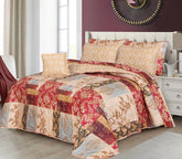7 Pcs Quilted Comforter Set CC  216
